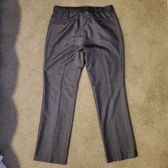 Structure - Men's Grey Dress Pants - 34W 32L - Picture 2 of 6